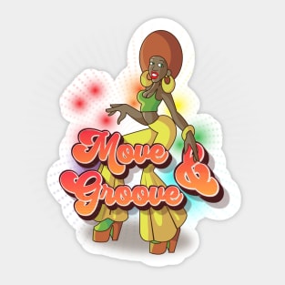 Move & Groove Sticker